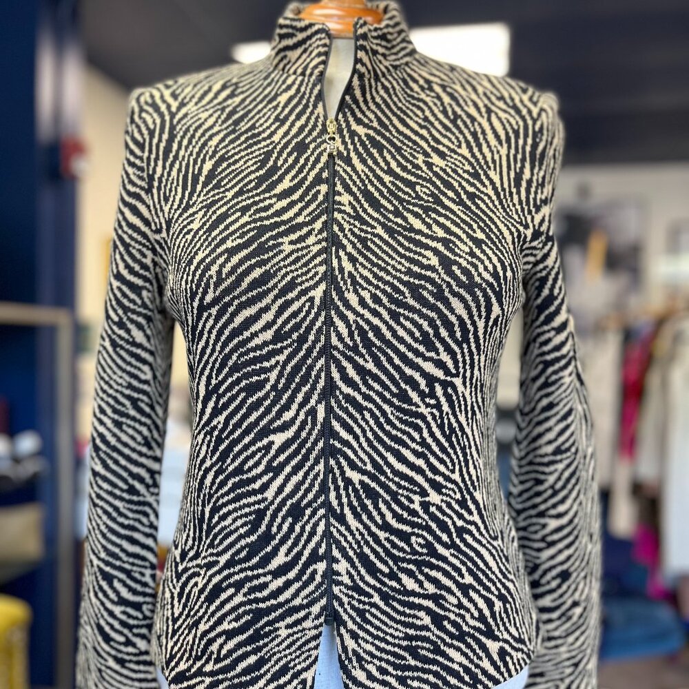 St. John Collection Animal print jacket